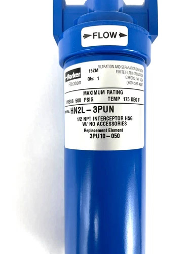 Parker Finite HN2L-3PUN Particulate Interceptor Filter Housing — product image 2 of 9