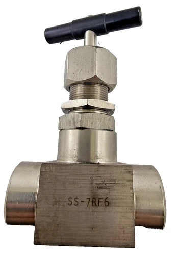 Whitey SS-7RF6 Stainless Steel Needle Valve, 3/8" Tube
