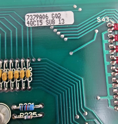 Westinghouse 7379A06G02 4QC15 Sub 13 Turbine Generator Control Circuit Board — product image 2 of 4