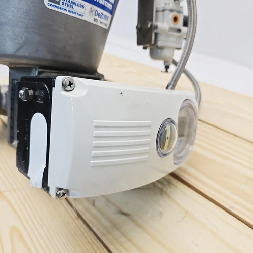 Dezurik 1" VPB Actuated V-Port Ball Valve 9687400R001 with ABB Position Master EDP300 — product image 3 of 6