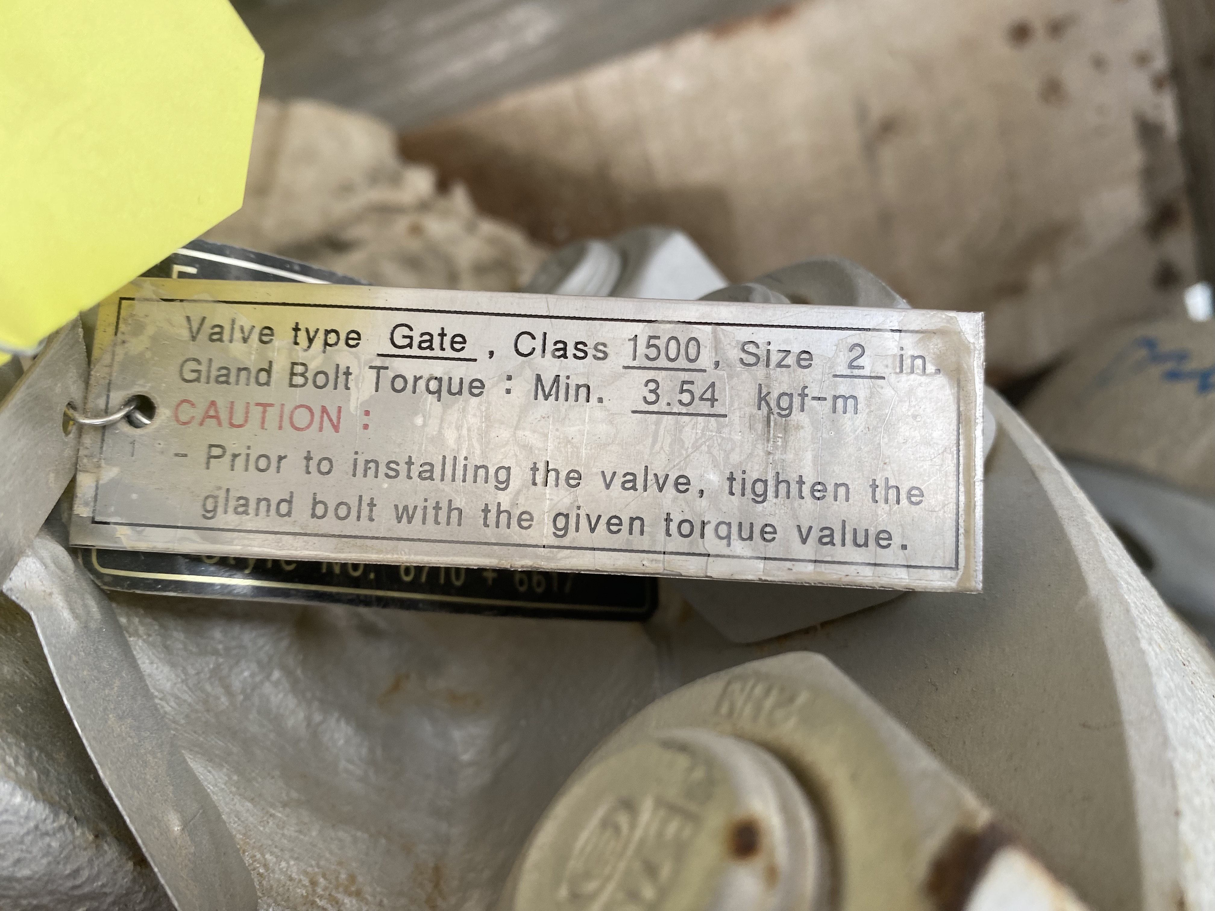 PK Valve 2-Inch Class 1500 Gate Valve 1500RF12N-GRF — product image 3 of 4