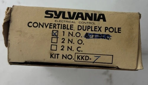 Sylvania KKD-7 Convertible Duplex Pole Contact Block Kit — product image 2 of 6
