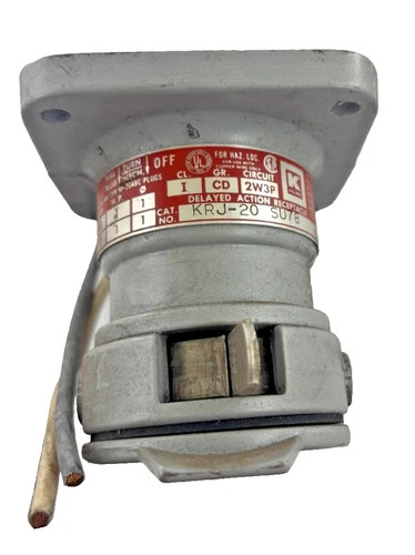 Hubbell Killark KRJ-20 SU78 1296 Pin and Sleeve Receptacle