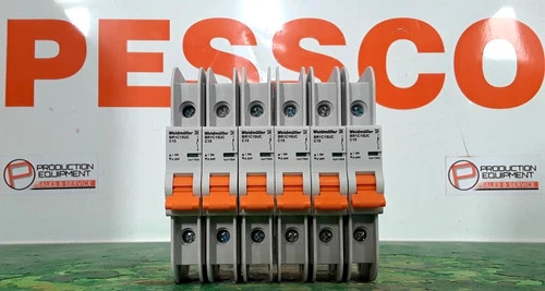 Weidmuller BR1C15UC 15A 1-Pole UL 489 Circuit Breaker (Lot of 6)