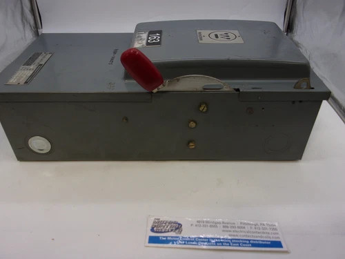 Westinghouse HF363 Heavy Duty Safety Switch, 100A, 600V, 3-Pole, Fusible, NEMA 1 — product image 5 of 7