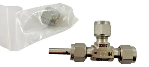 Swagelok 93S4025 Bypass-T Piece Complete Stainless Steel — product image 2 of 5
