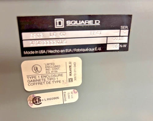 Square D 8903LG60V84FF4T Electrically Held Lighting Contactor — product image 5 of 7