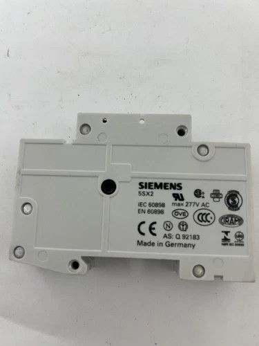 Siemens 5SX21 C10 Miniature Circuit Breaker — product image 3 of 4