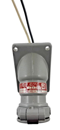 Killark KRS-20SU38 Pin & Sleeve Receptacle 20A 115/230VAC — product image 2 of 6