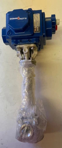 Habonim COMPACT II C20-SR-2C IMP Pneumatic 1/4 Turn Actuator with Apollo 1/2" Tri-Clamp Ball Valve