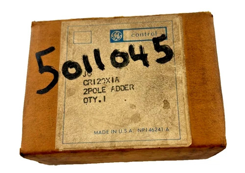 GE CR120X3A Industrial Adder Kit 300V Control Relay Accessory — product image 5 of 5