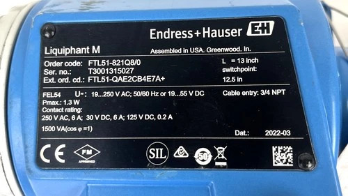 Endress+Hauser Liquiphant M FTL51-QAE2CB4E7A Vibrating Level Switch — product image 3 of 18