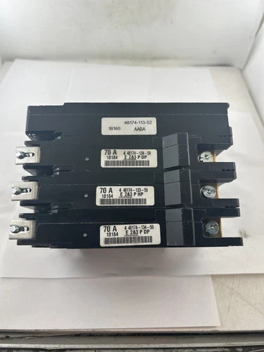 Square D EDB34070AABA 3-Pole 70A Bolt-On Circuit Breaker — product image 5 of 5