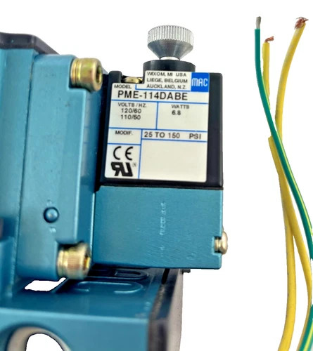 MAC Valves 6511B-211-PM-114DR Pneumatic Solenoid Valve — product image 6 of 7