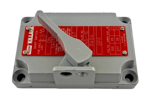 Hubbell Killark XNS-1C Explosion-Proof Snap Switch — product image 6 of 7