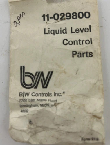 B/W Controls Inc. 11-029800 Electrical Contact Liquid Level Control Parts — product image 3 of 3