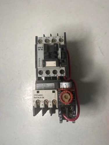 Stromberg OK0W10 Contactor with PATAM1K10 Thermal Overload Relay, 660VAC, 7-10A