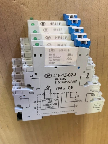 Altech RSM-110CU Relay Socket with Hongfa HF41F Relay - Lot of 5 — primary product image