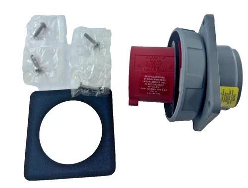 Hubbell 430B7W Flanged Inlet Watertight Pin and Sleeve — product image 3 of 6