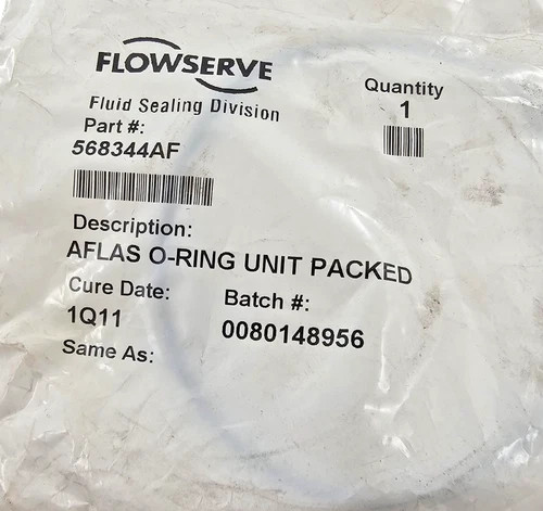 Flowserve 568344AF AFLAS O-Ring Seal — primary product image