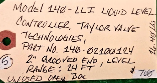 Taylor Valve Technology 140-LLI 2" Grooved End Liquid Level Controller — product image 4 of 4