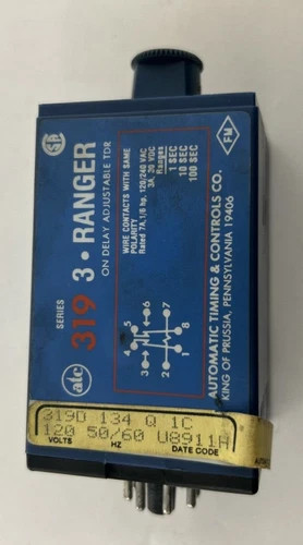 ATC 3 Ranger On Delay Time Delay Relay 319D134Q1C