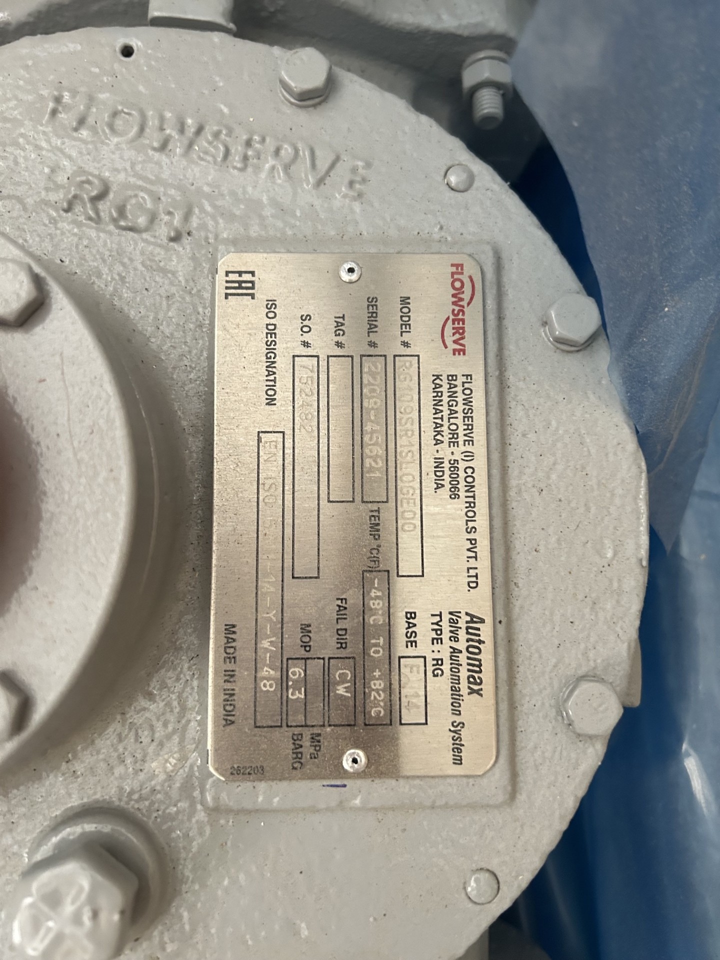 Flowserve Type F 24" 150lb Control Style Butterfly Valve — product image 3 of 3