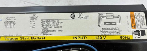 Universal Lighting Technologies 565-L-TC-P Trigger Start Ballast — product image 2 of 6