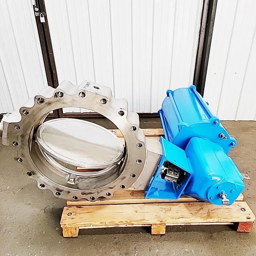 Neles Jamesbury 24" CL-150 Wafer Sphere Butterfly Valve 316SS 8151-113600XZ