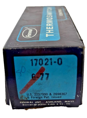 Fenwal 17021-0 Thermoswitch Temperature Control Switch — product image 3 of 6