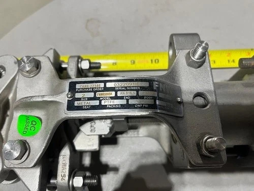 FNW 2" Knife Gate Valve FNW6500SK Actuated with Position Switches, Metal Seat — product image 6 of 8
