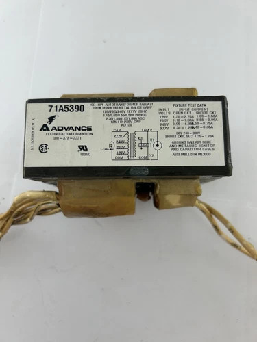 Advance Core and Coil Ballast Kit 71A5390510D for 100W Metal Halide Lamps