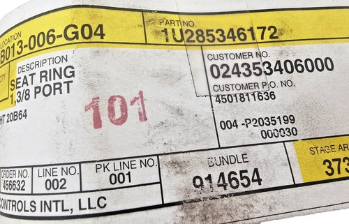 Fisher Controls 1U285346172 Seat Ring Orifice — product image 3 of 4