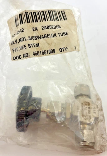 Swagelok SS-1VS6 Needle Valve 3/8" Tube OD 316 Stainless Steel — product image 2 of 4