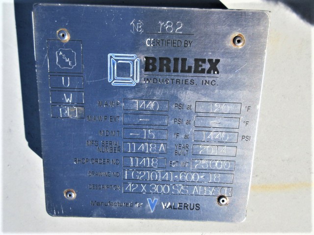 Valerus Glycol Contactor Tower 42" x 25' Absorber — product image 17 of 18