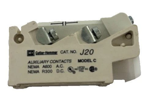 Cutler Hammer J20 Auxiliary Contacts Model C — primary product image
