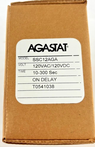 AGASTAT SSC12AGA Timing Relay 120VAC/120VDC 10-300 Sec On Delay — primary product image