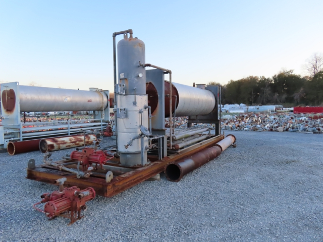 United Process Systems 1MM BTU Regenerative Line Heater, 44" x 17'
