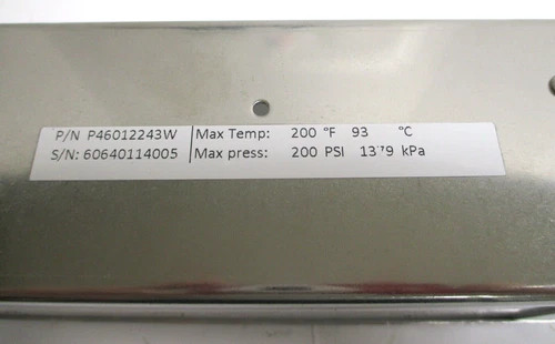 Parker Porter P46012243W Stainless Steel Glass Tube Flowmeter 1/2" FNPT — product image 5 of 7