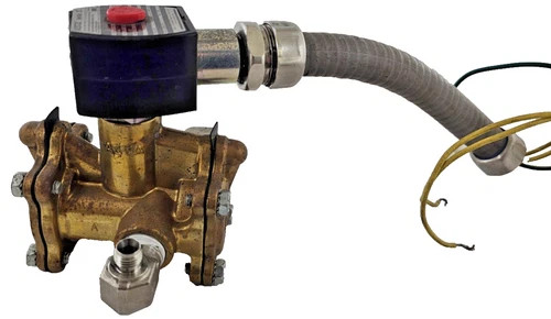 ASCO Red Hat EFHT8316G064 Solenoid Valve 120V/60Hz 10-125PSI with Tubing and Swagelok Elbows — product image 2 of 7
