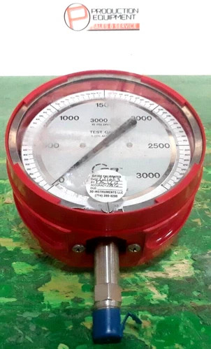 3D Instruments 25544-33B53 4.5-inch Test Gauge