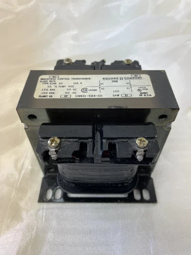 Square D Industrial Control Transformer 9070K150D3, 150 VA — primary product image