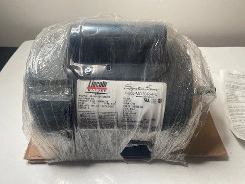 Lincoln Motors SPF4S0.33T1C6028B 1/3 HP Single-Phase AC Electric Motor — product image 3 of 8