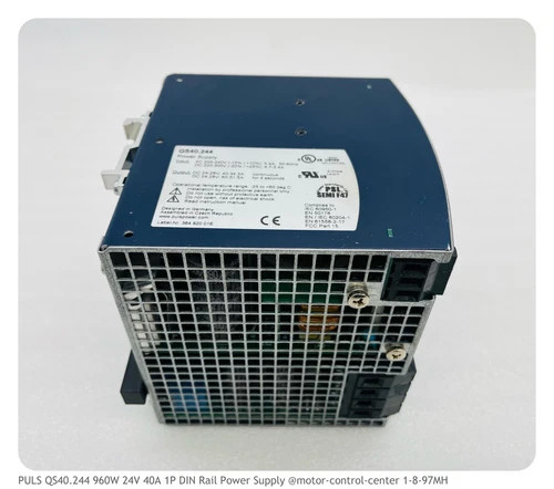 PULS QS40.244 960W 24V 40A DIN Rail Power Supply — product image 3 of 7