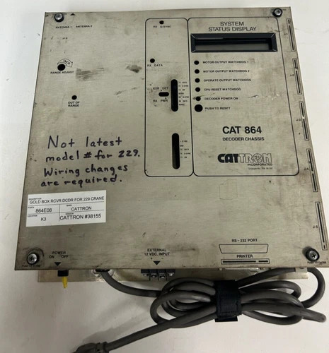 Cattron-Theimeg CAT-864DC Receiver/Decoder