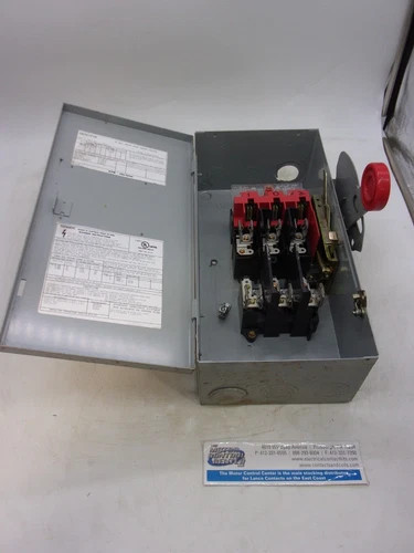 Cutler-Hammer DH361FGK Heavy Duty Safety Switch, 30A, 600V, 3-Pole, Fusible, NEMA 1 — product image 5 of 9