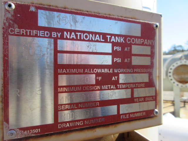 National Tank Company Vertical Filter Vessel 26" x 4'6" 150 PSI — product image 5 of 9