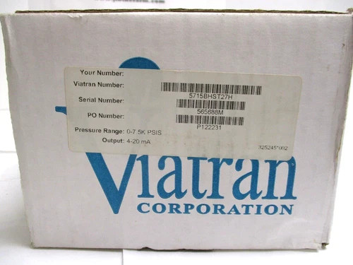 Viatran 571 Pressure Transmitter 5715BHST27H, 0-7500 PSI — product image 3 of 3