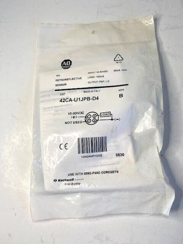 Allen Bradley 42CA-U1JPB-D4 Retroreflective Photoelectric Sensor — primary product image