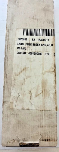Allen-Bradley 1492-MS8X12 Series A Snap-In Marker Cards (Box of 5) — product image 6 of 6